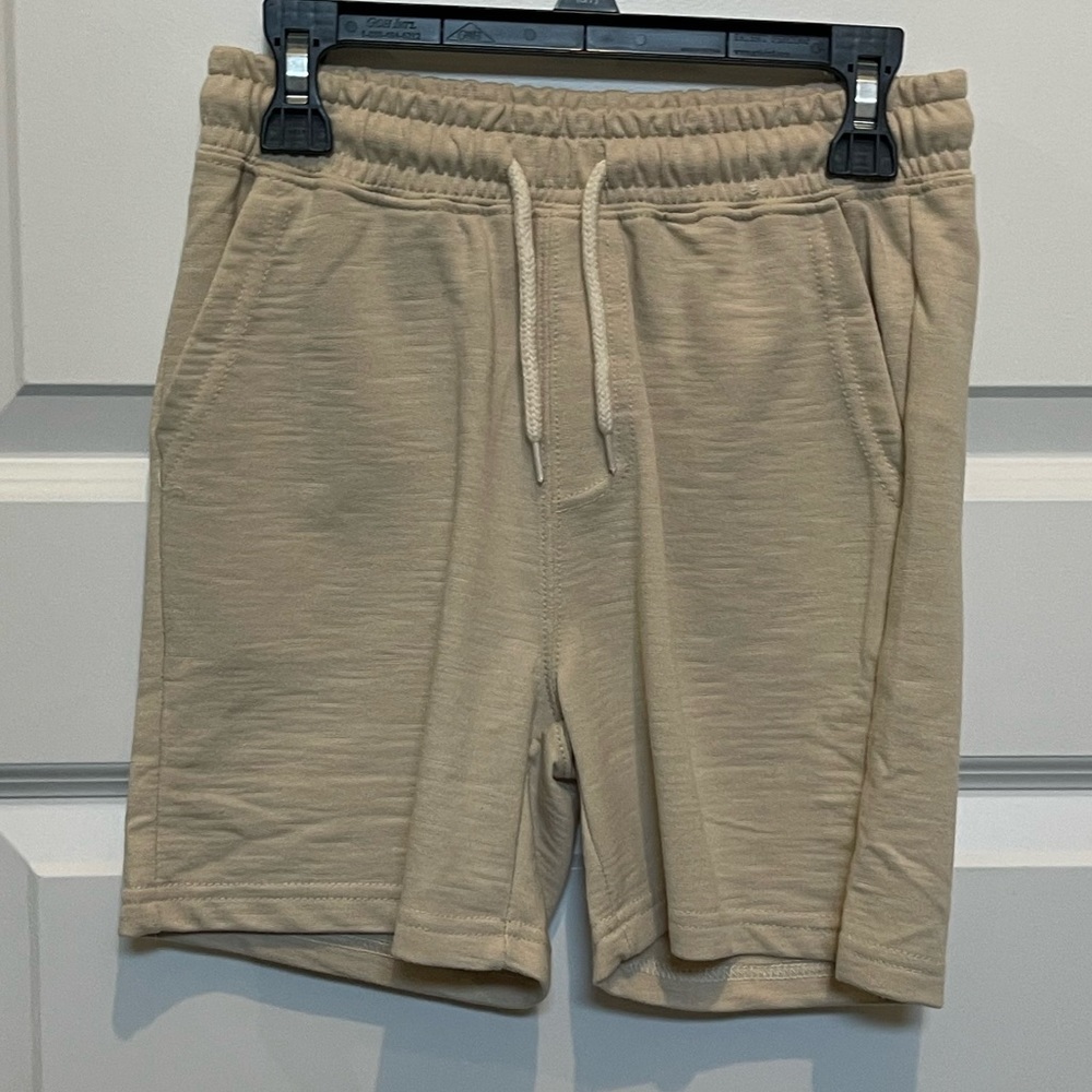 Boys, brand Cotton On. cotton tan drawstring shorts